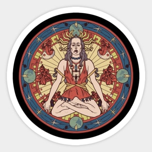 Divine Connection: Spiritual Alchemy Sticker